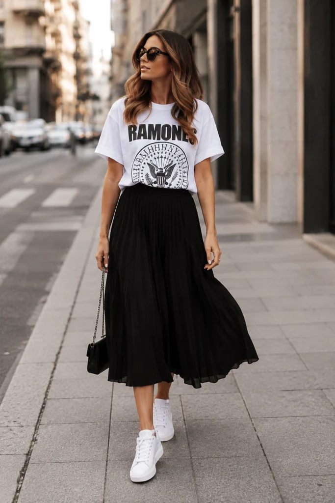 Black Skirt Outfit