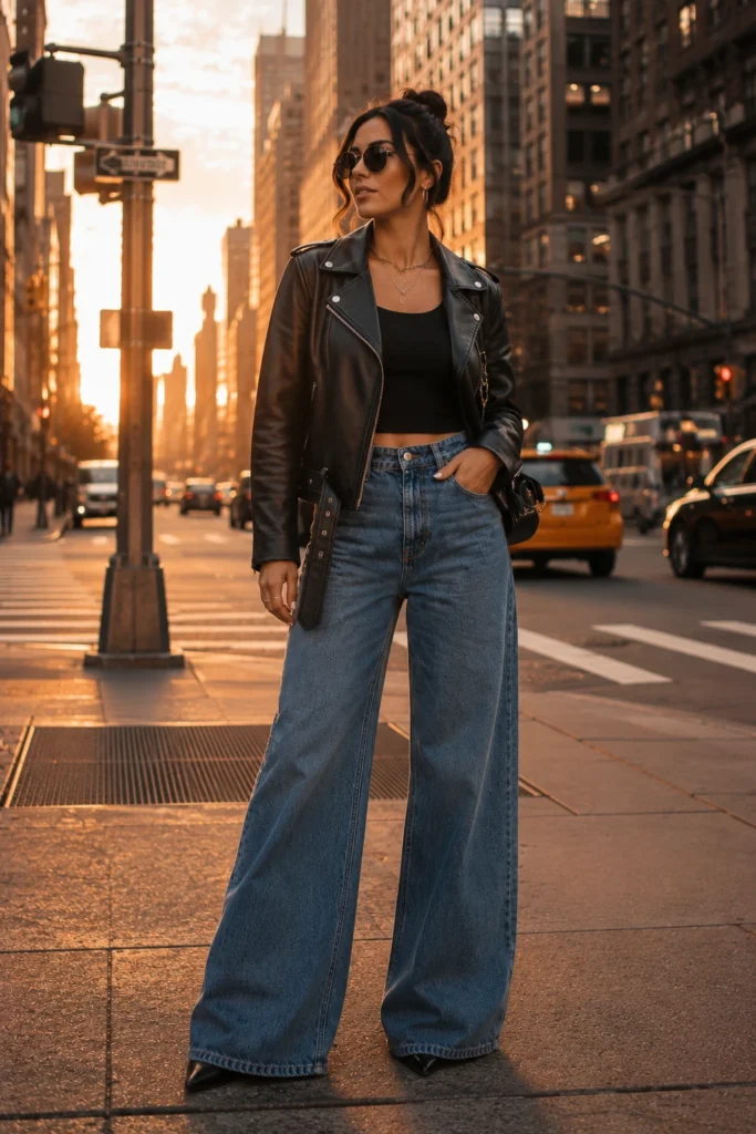 Wide-Leg Jeans