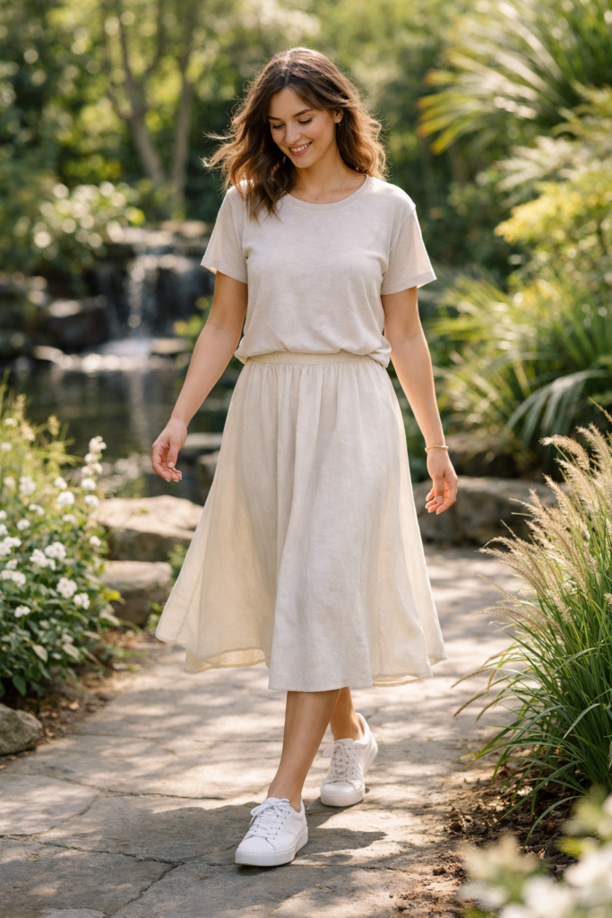Spring Skirt Outfit