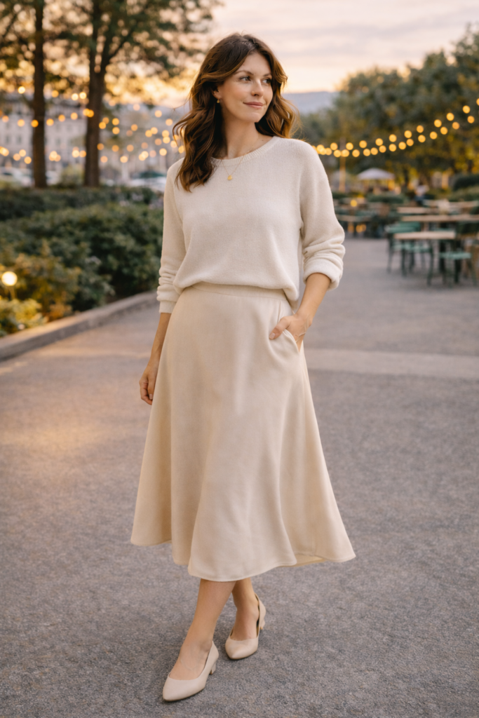 Spring Skirt Outfit