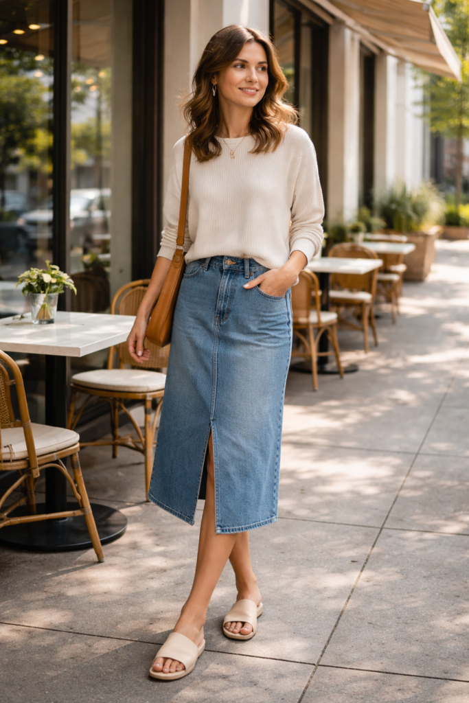 Spring Skirt Outfit