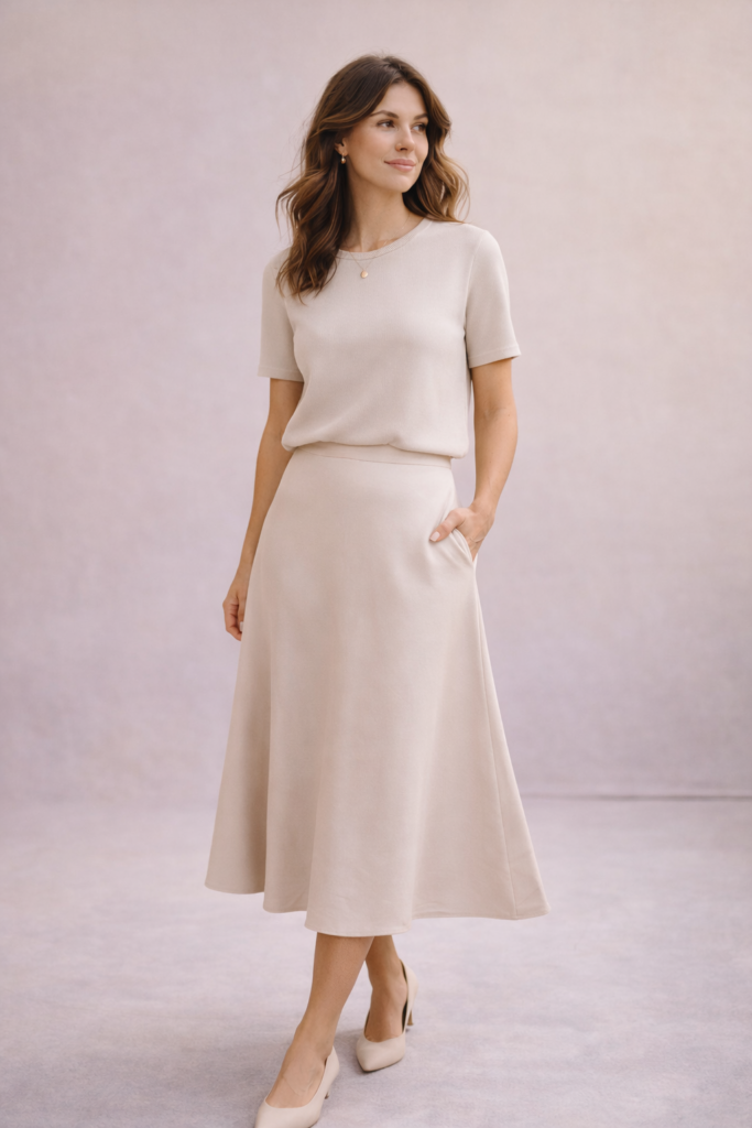 Spring Skirt Outfit