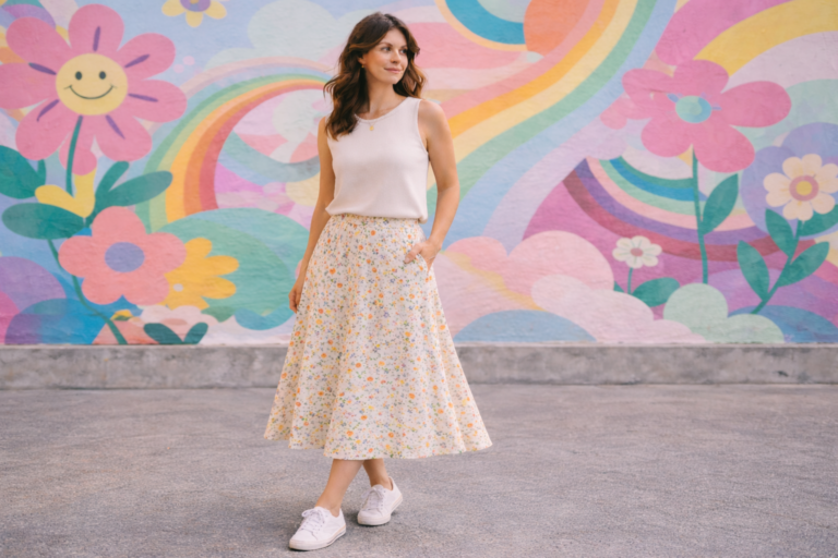Spring Skirt Outfit