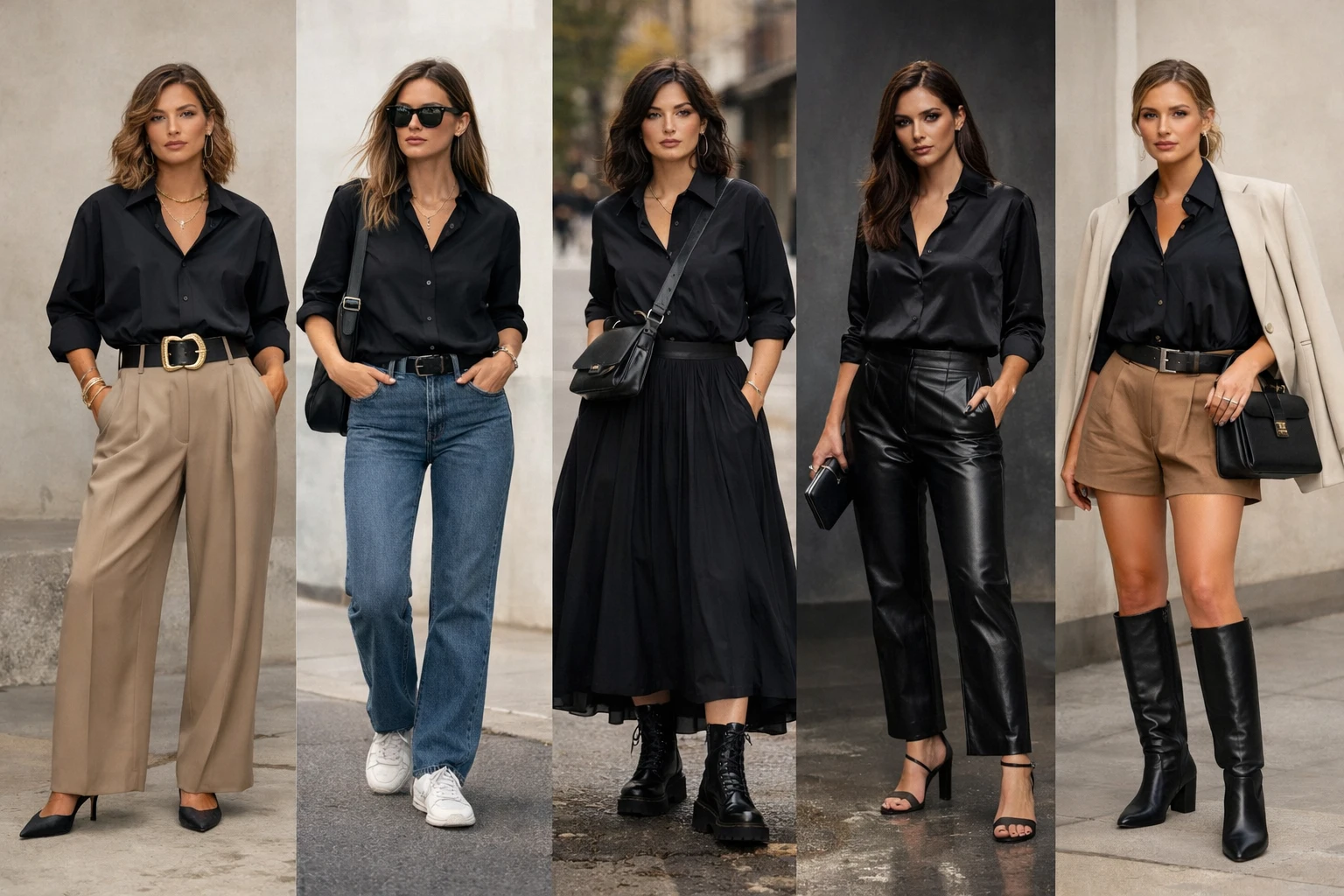 Black Shirt Outfit