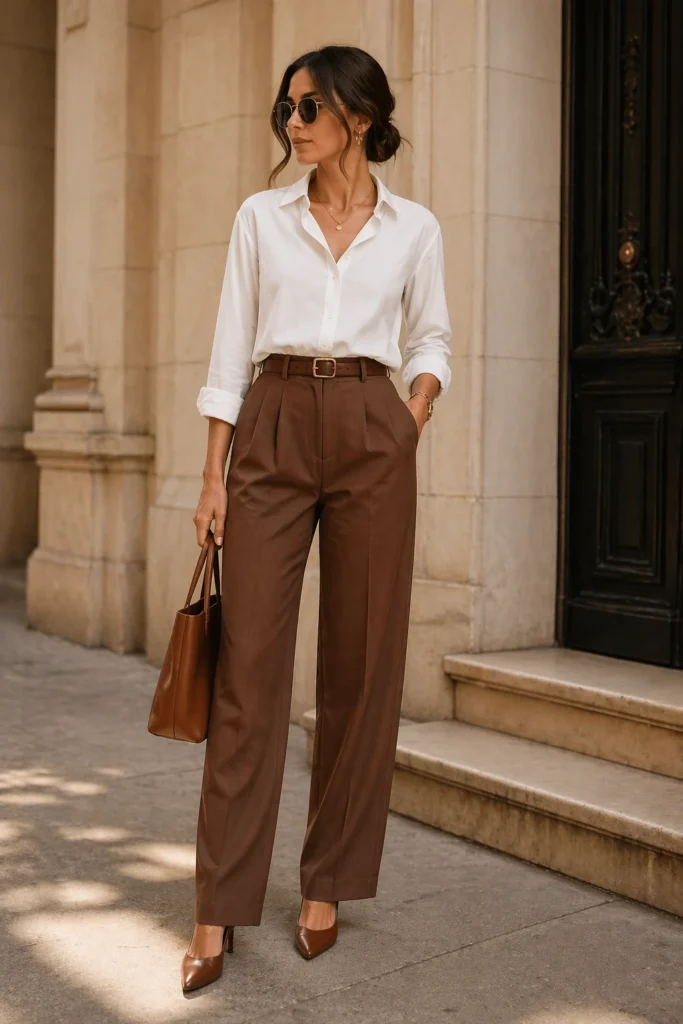 Brown Pants Outfits