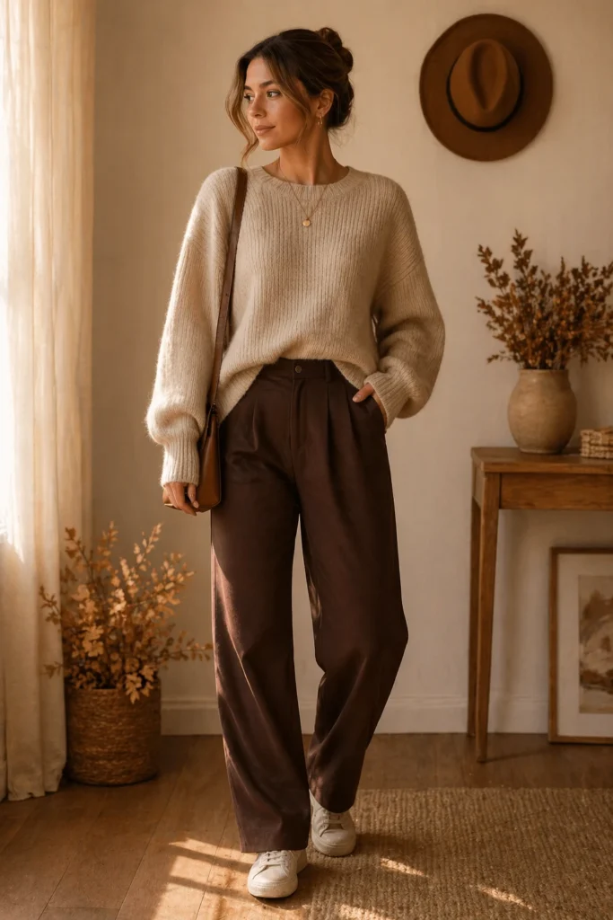 Brown Pants Outfits