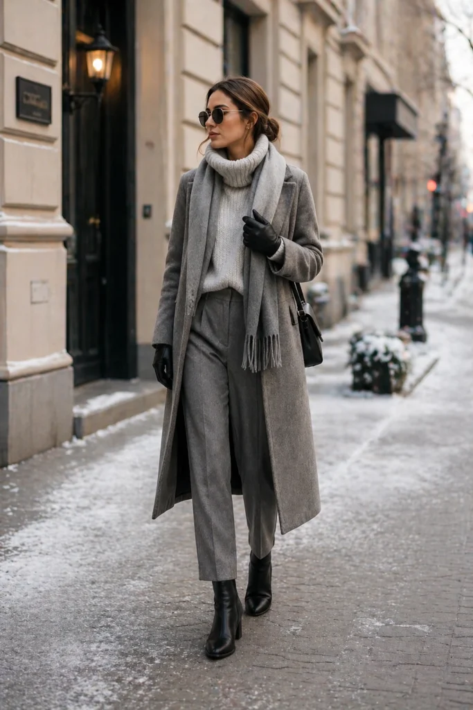 Outfits with Grey Pants