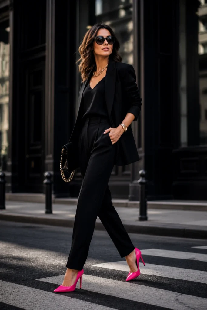 Pink Heels Outfit