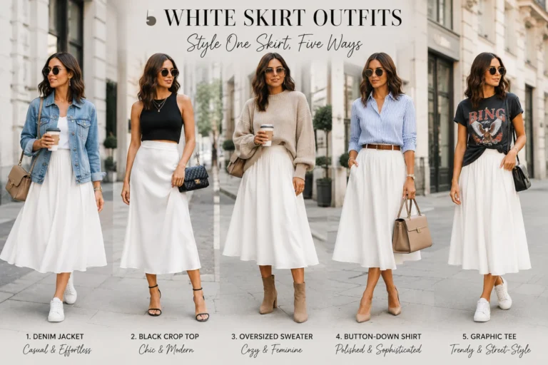 White Skirt Outfit