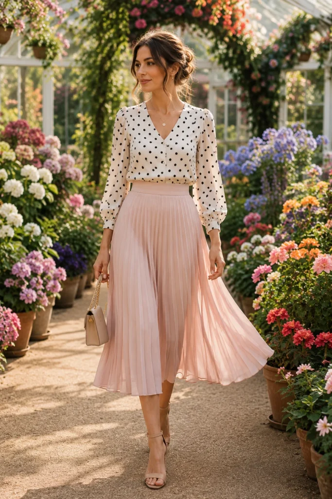 Polka Dot Top Outfit