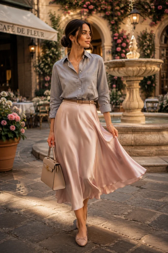 Grey Button Up Shirt Outfit
