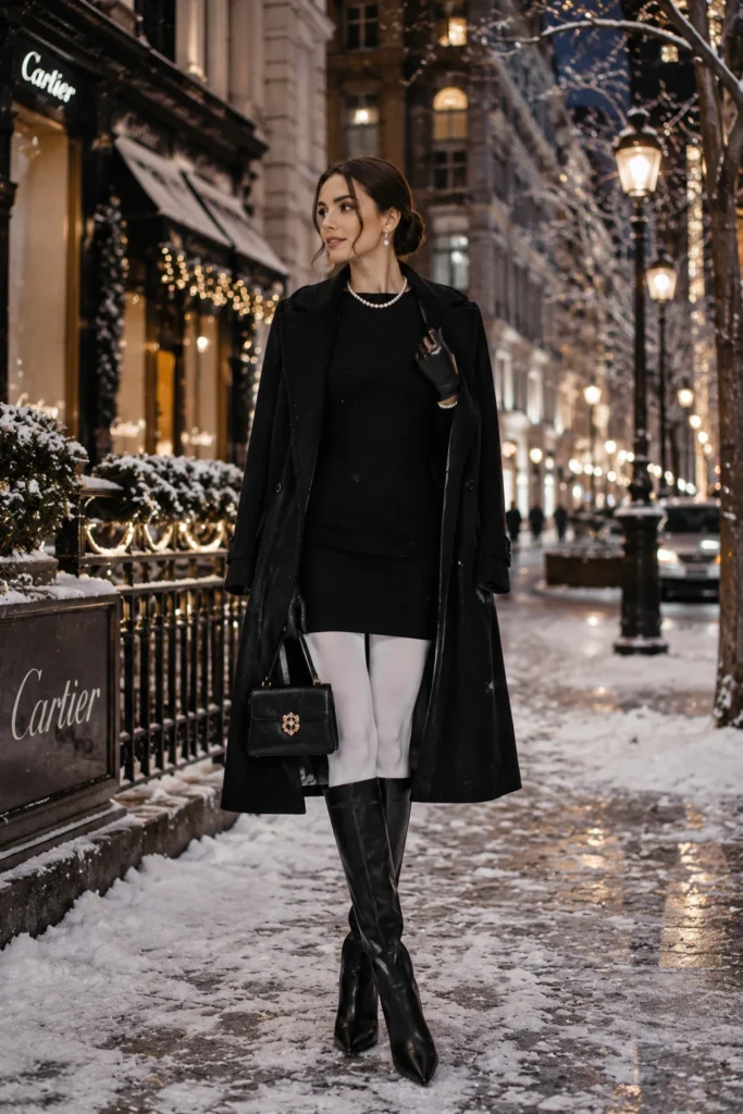 White Tights Outfit