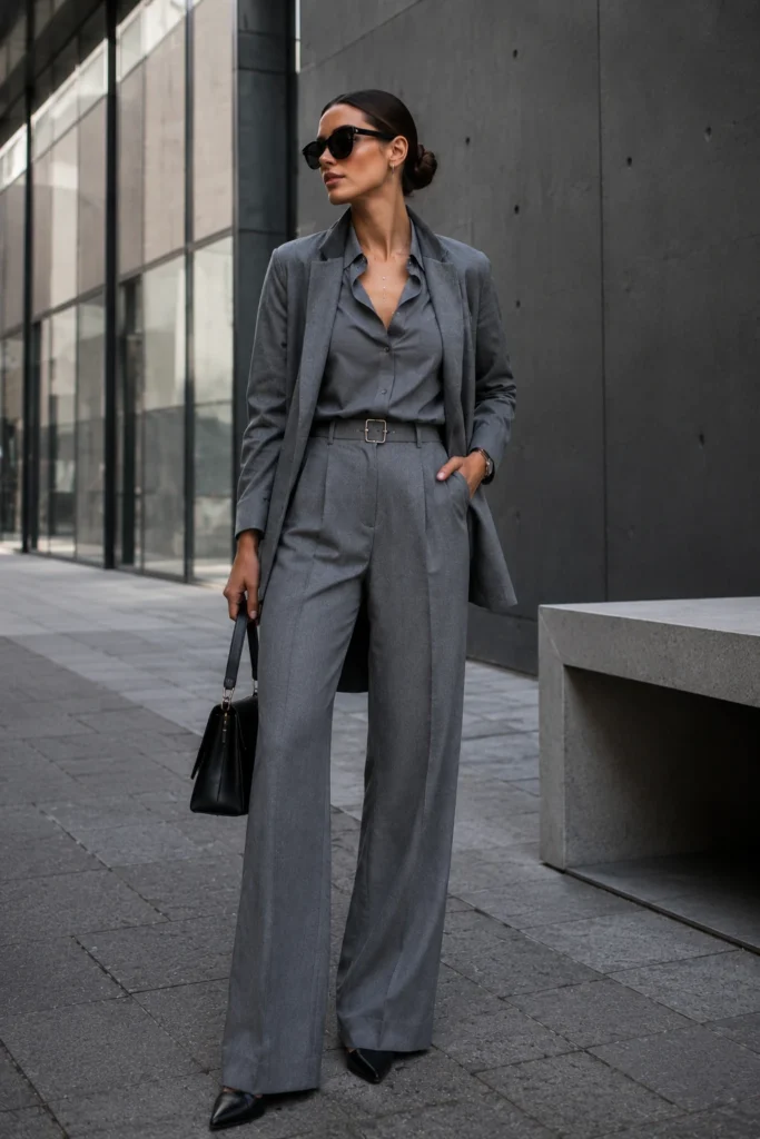Grey Button Up Shirt Outfit