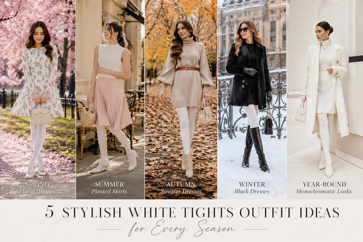 White Tights Outfit