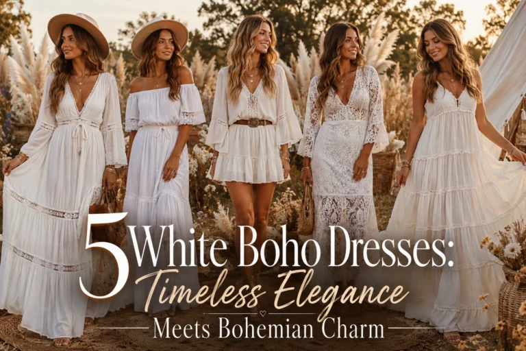 White Boho Dresses
