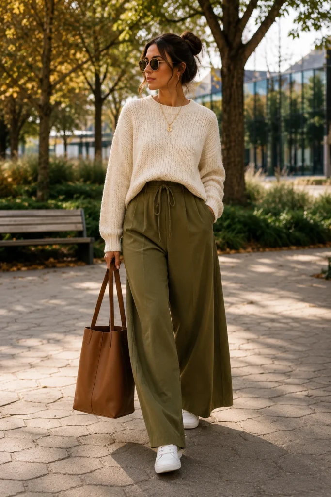 Wide Leg Trousers