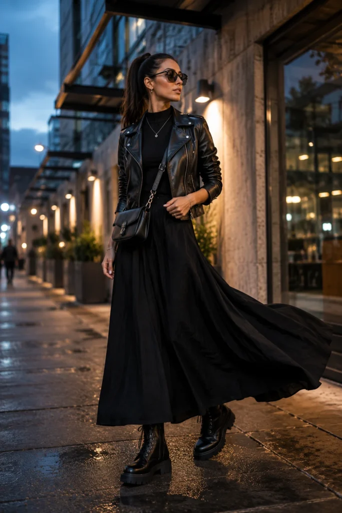 Black Maxi Skirt