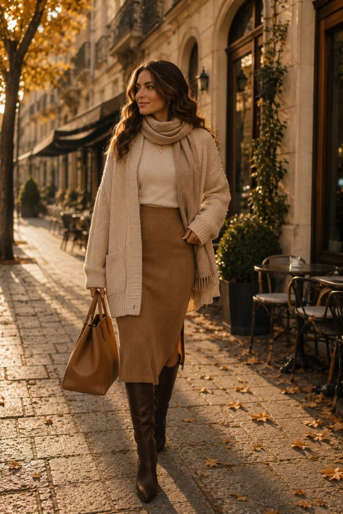 Mid-Skirt Outfits