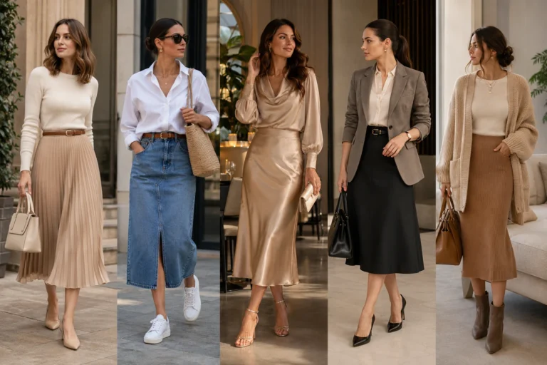 Mid-Skirt Outfits